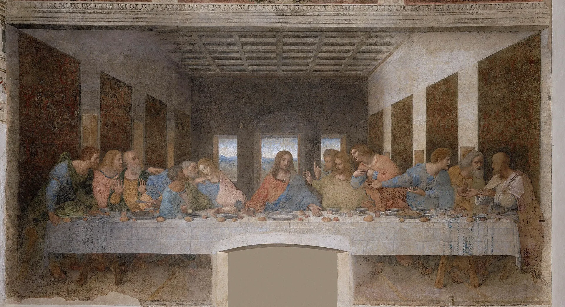 Leonardo da Vinci's The Last Supper at Santa Maria delle Grazie, Milan